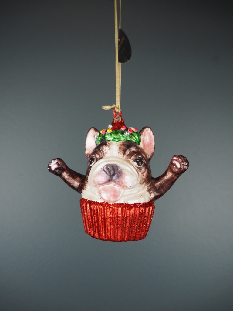 Cupcake dog in red orn - Image 3