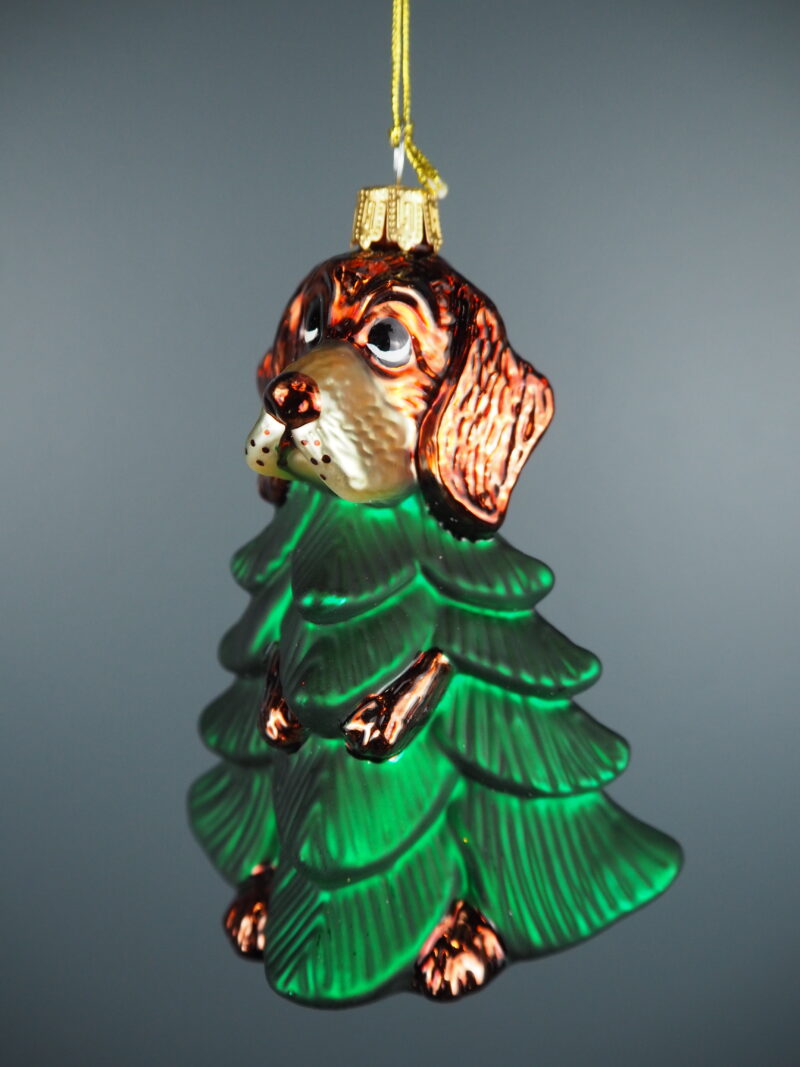 Tree dog glass