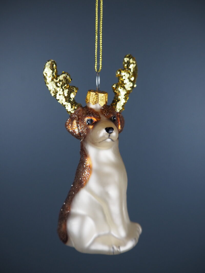 Deer dog glass