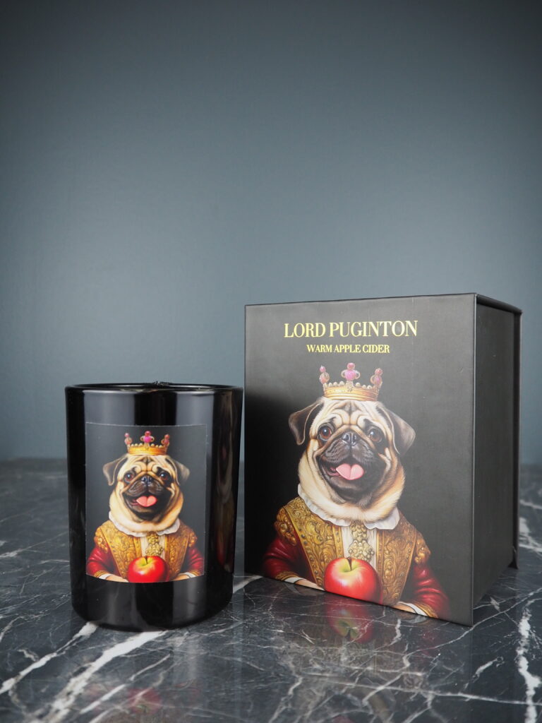 Pierre Pug candle