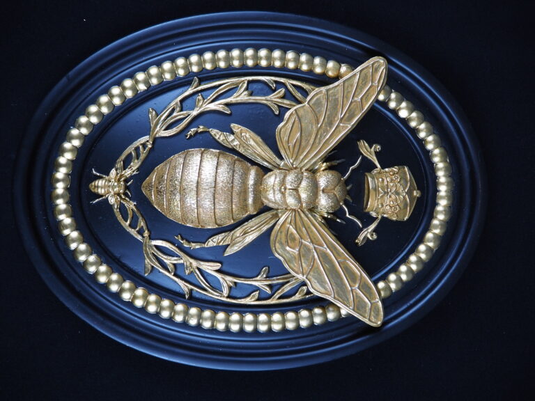 Bee on wall