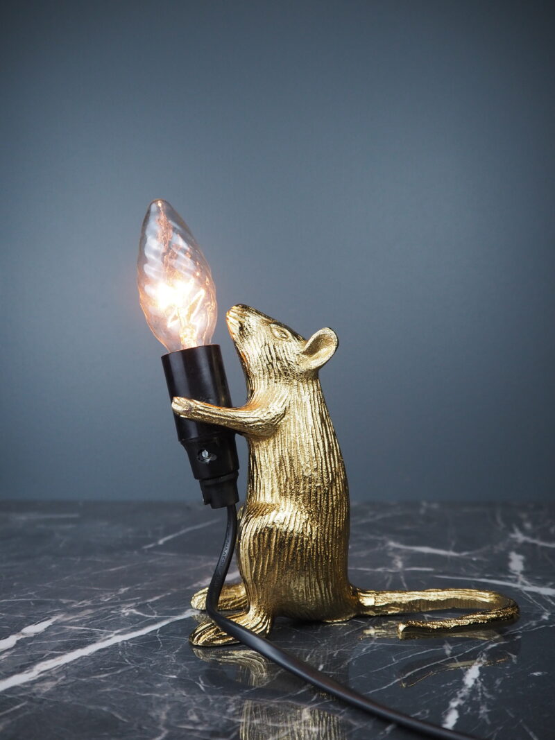 Moodie Mouse Table Lamp Nickel