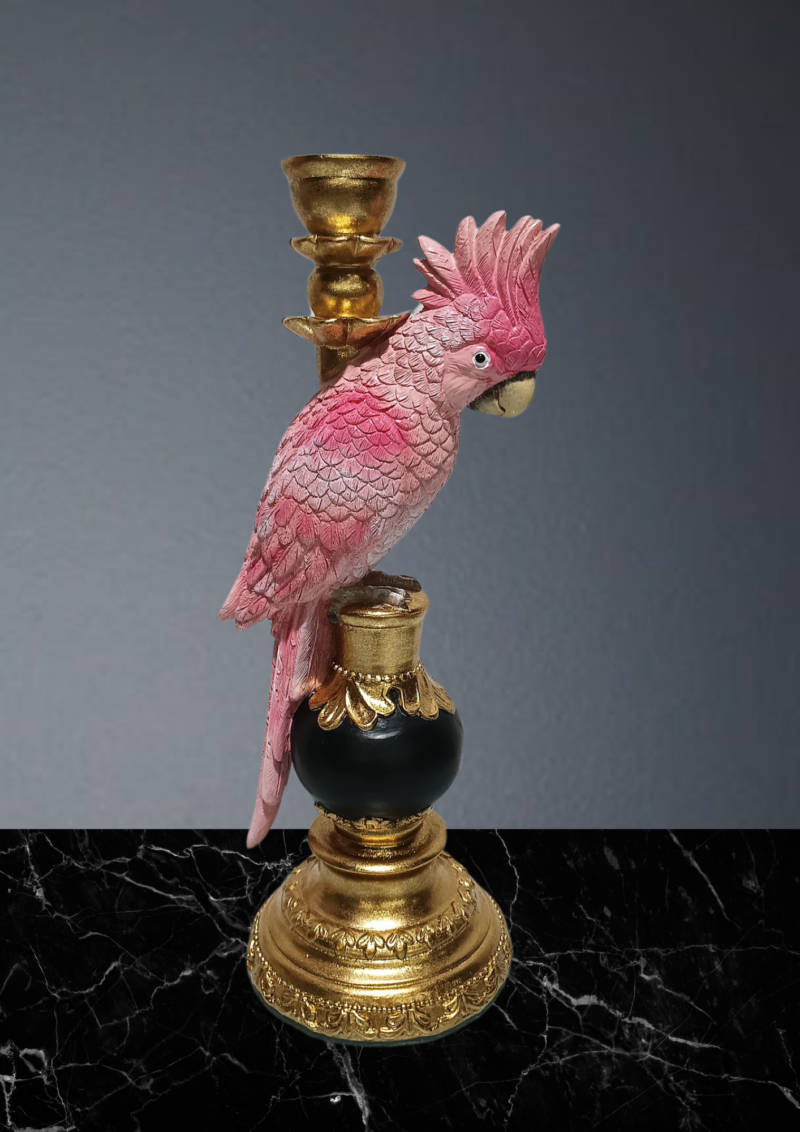 Pavetta Parrot candle holder