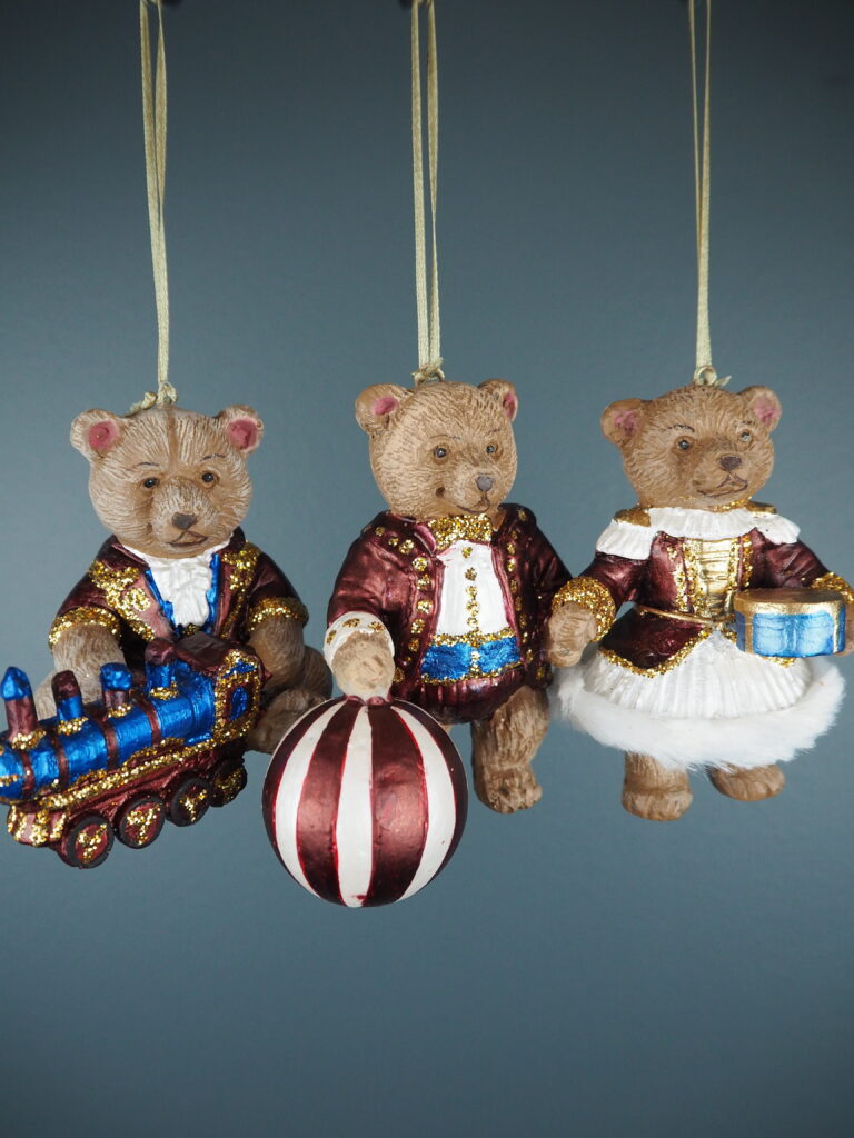 Toy Bear a/3 burg/blue orn - Image 4