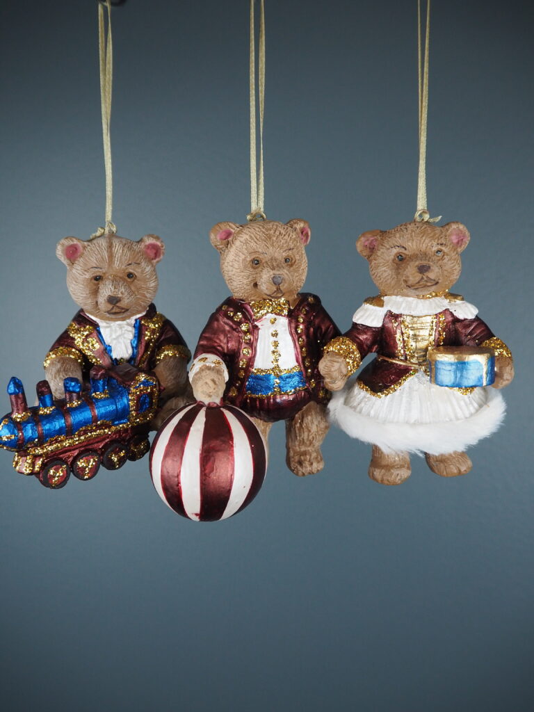 Toy Bear a/3 burg/blue orn - Image 5