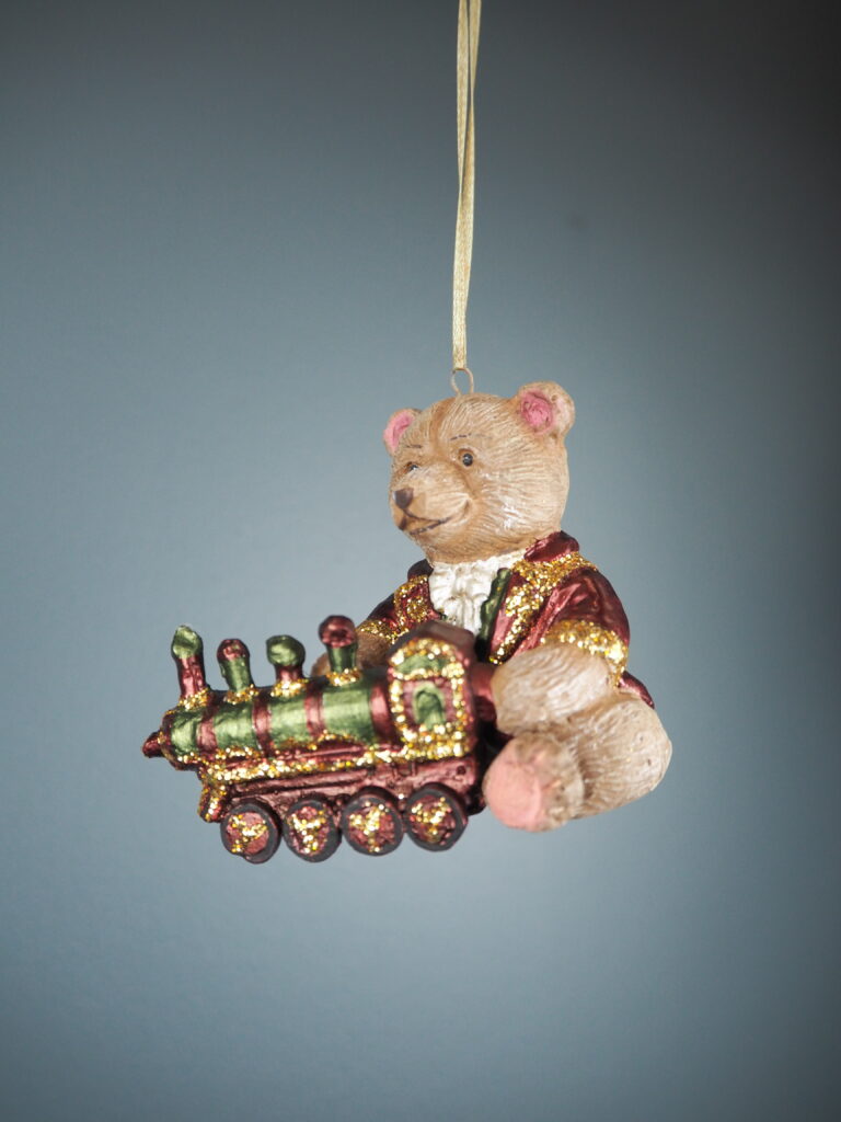 Toy Bear a/3 burg/green orn - Image 7