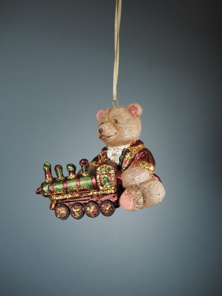 Toy Bear a/3 burg/green orn - Image 8