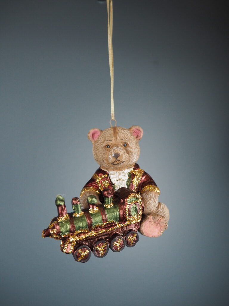 Toy Bear a/3 burg/green orn - Image 10