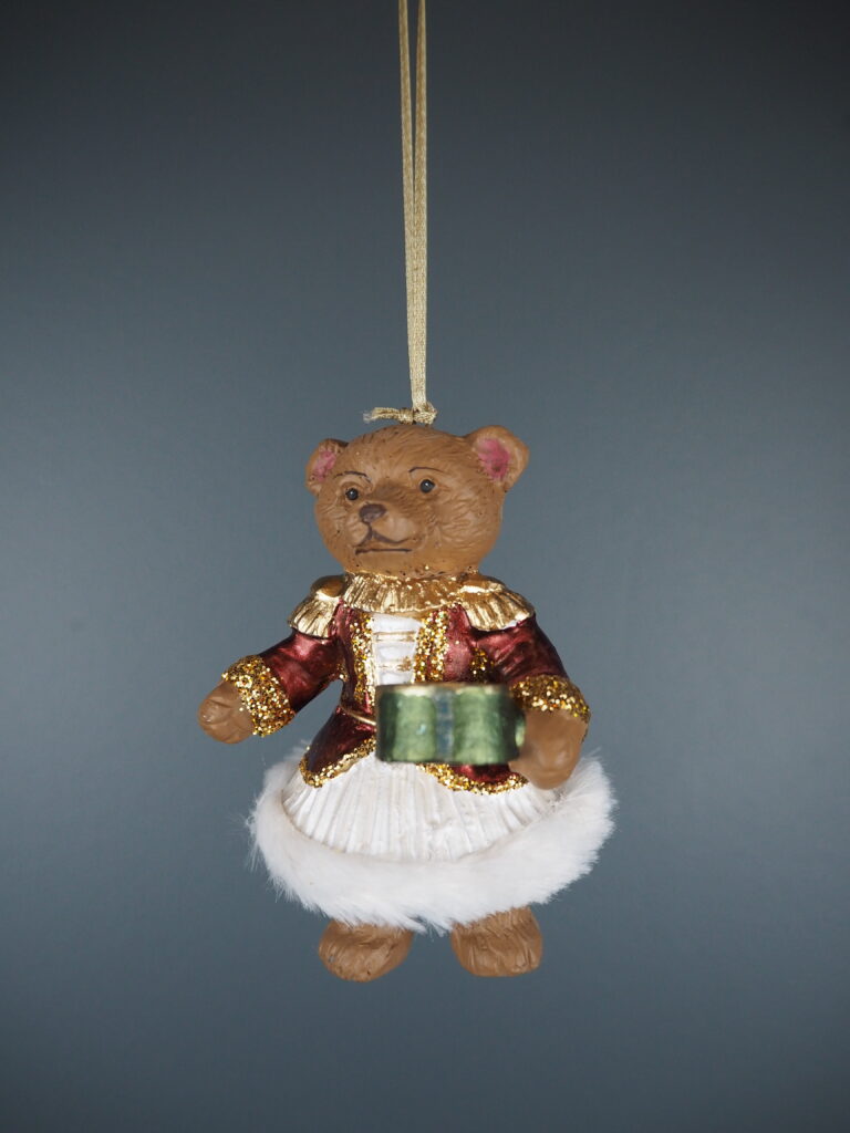 Toy Bear a/3 burg/green orn - Image 11