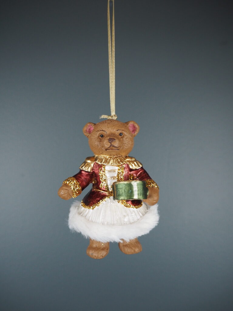 Toy Bear a/3 burg/green orn - Image 12