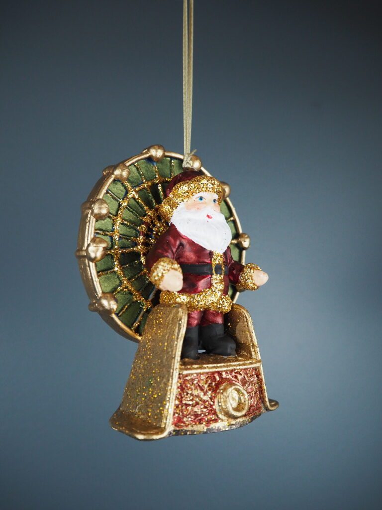 Circus Santa A/5 red/green orn - Image 6