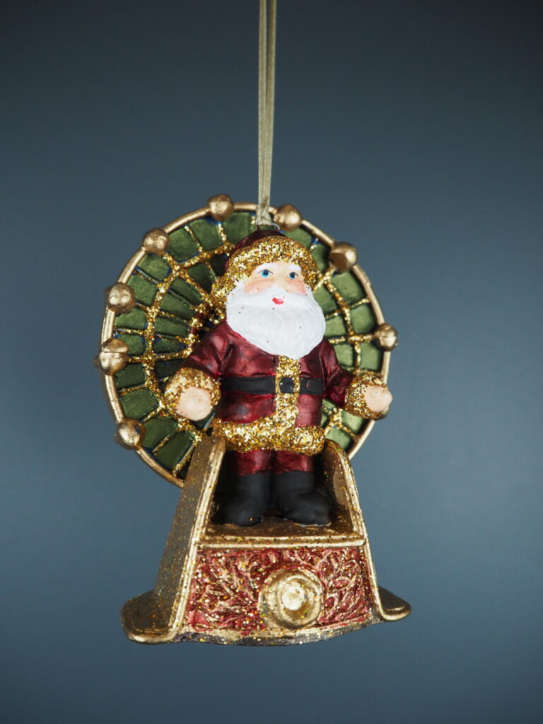 Circus Santa A/5 red/green orn - Image 7