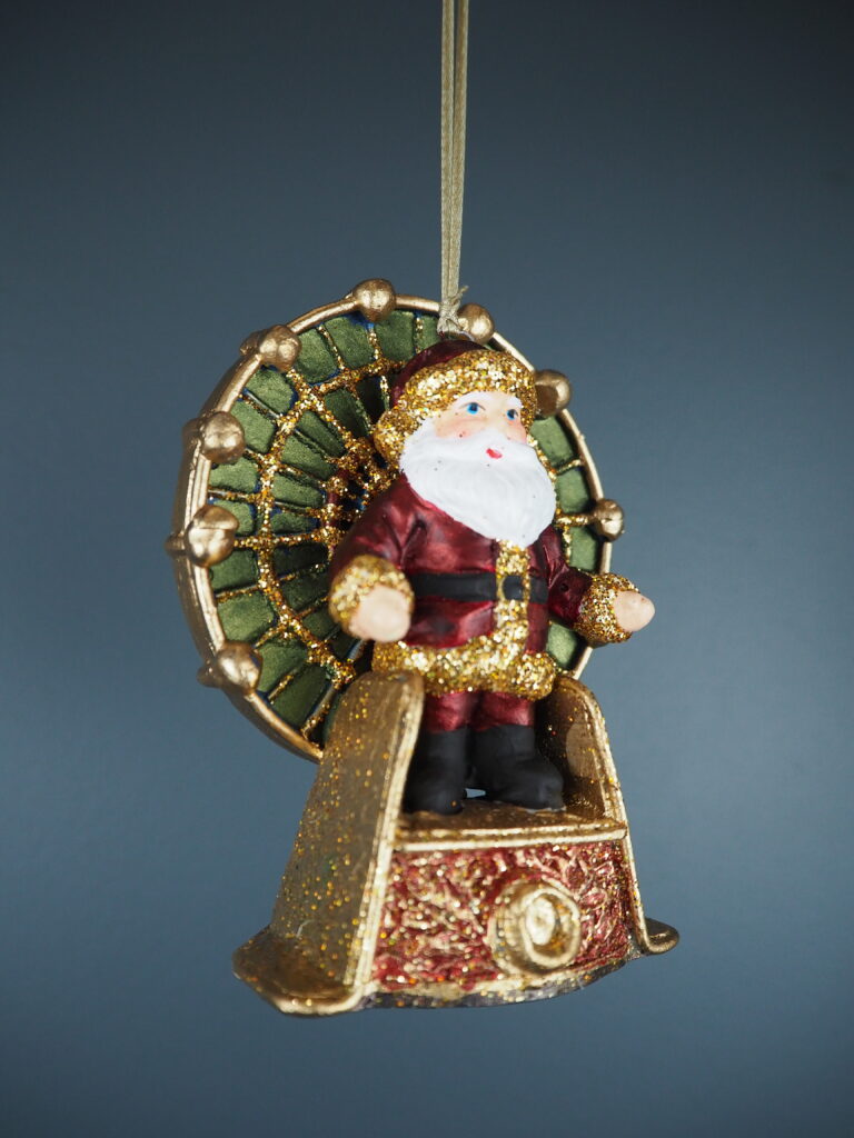 Circus Santa A/5 red/green orn - Image 8