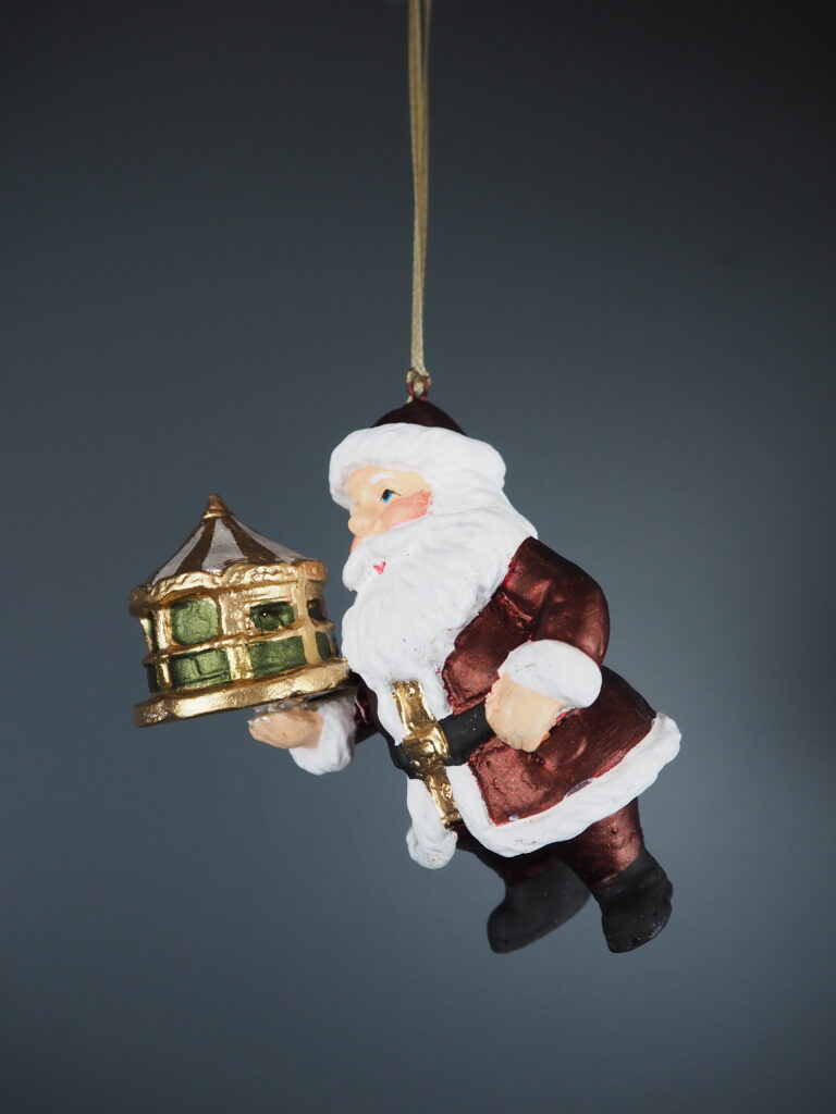 Circus Santa A/5 red/green orn - Image 9