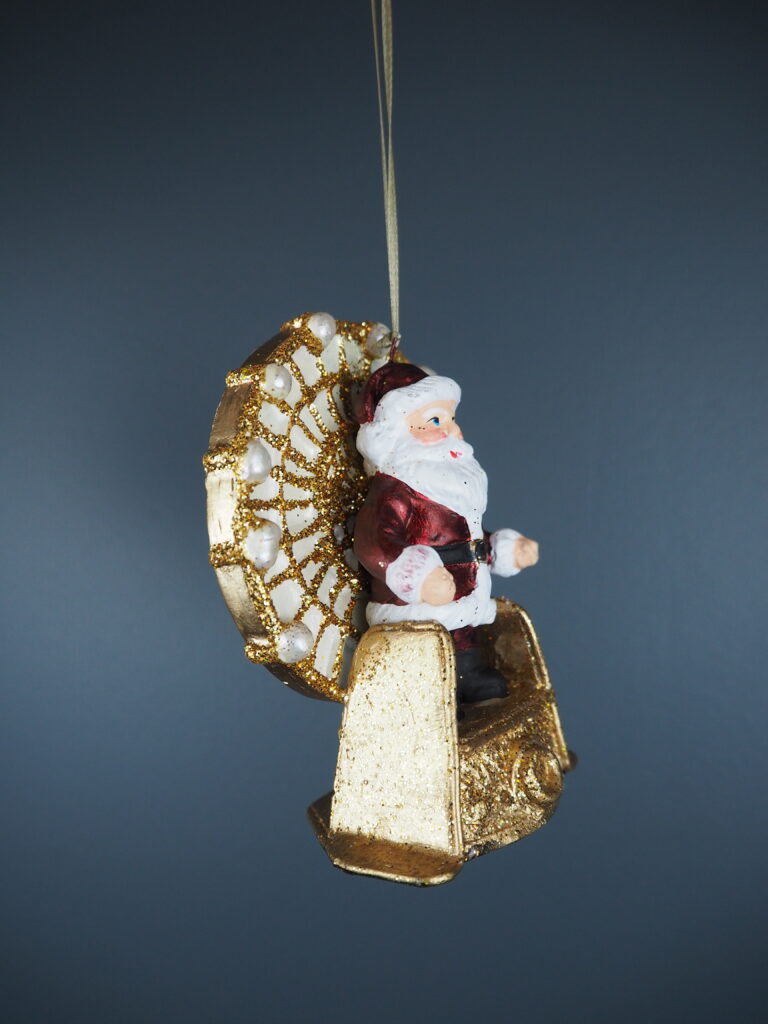 Circus Santa A/5 burg/pw orn - Image 7