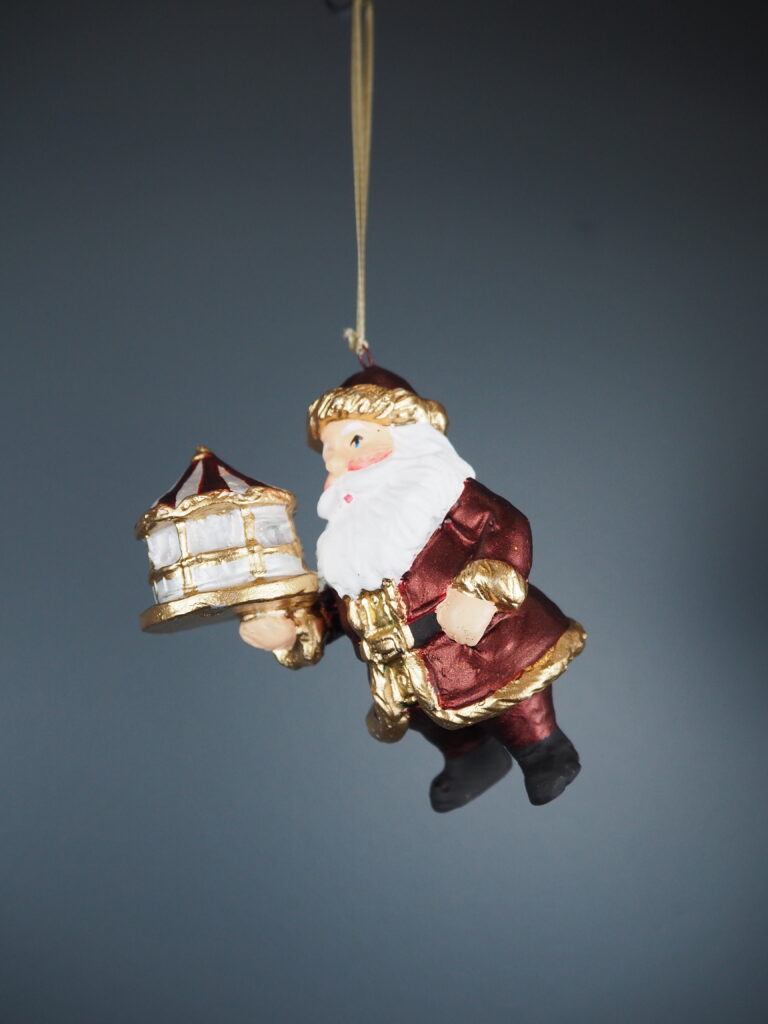 Circus Santa A/5 burg/pw orn - Image 12