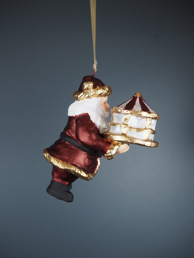 Circus Santa A/5 burg/pw orn - Image 13