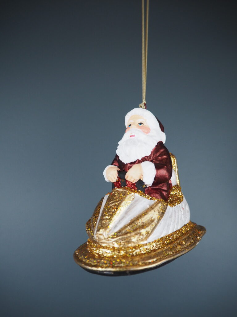 Circus Santa A/5 burg/pw orn - Image 15