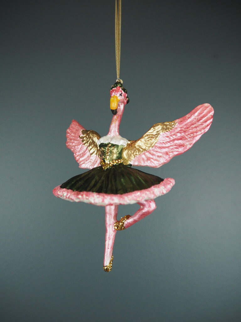 Bird Ballerina Green a/4 orn - Image 16