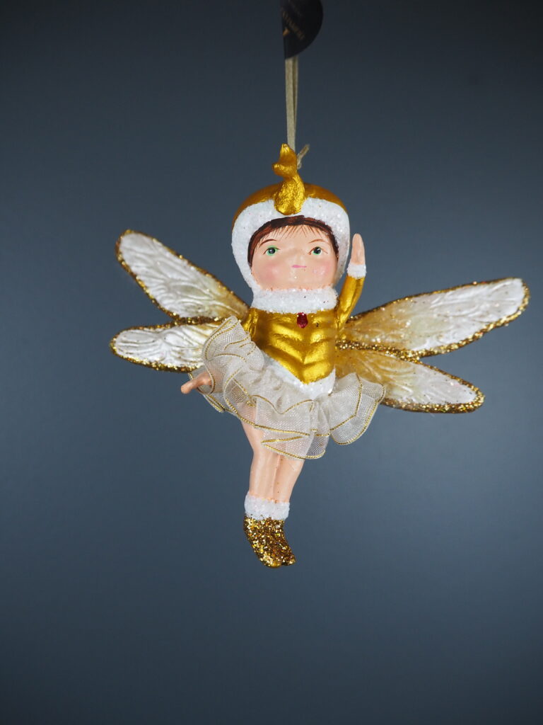 Baby Dragonfly fairy in white orn - Image 5
