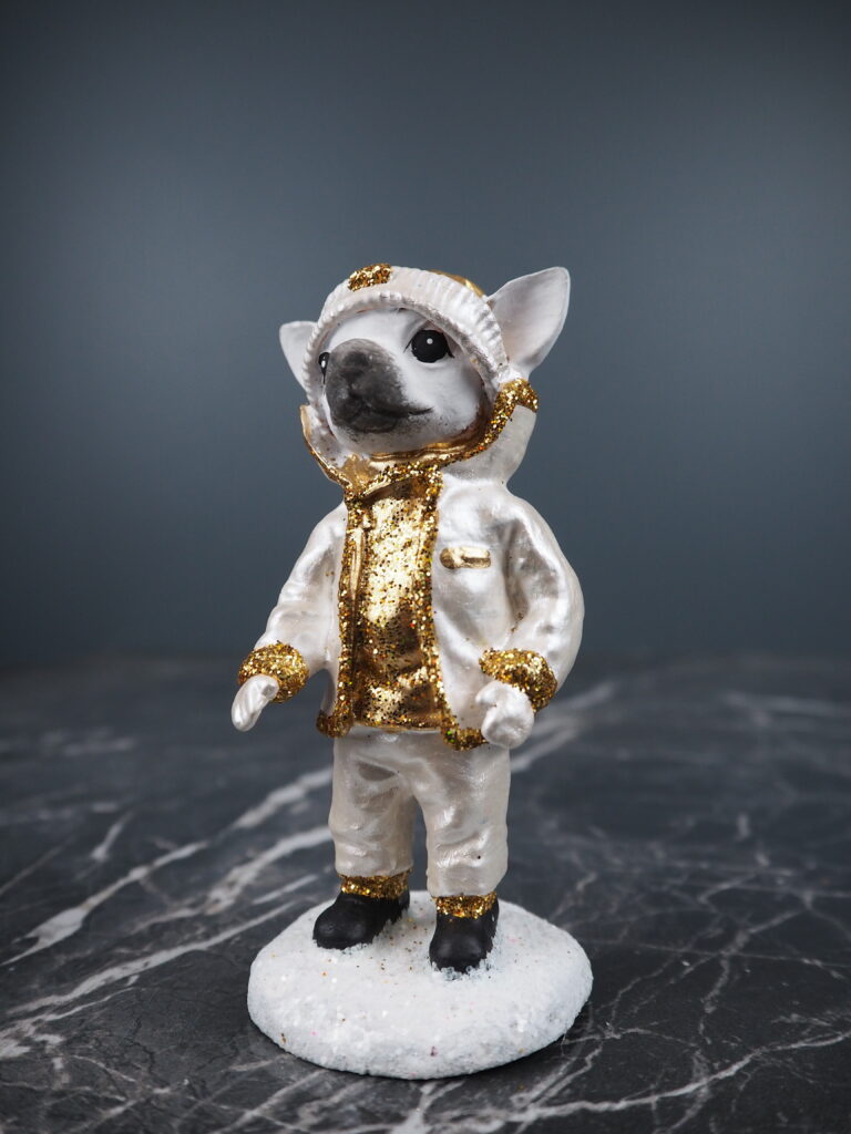 Dave dog open jacket in whitre stand - Image 3