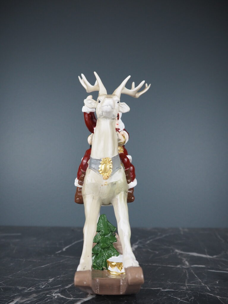 Santa riding deer - Image 3