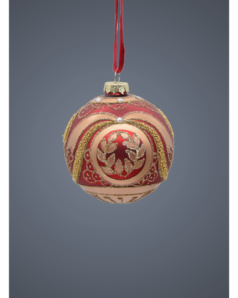 Glass ball red