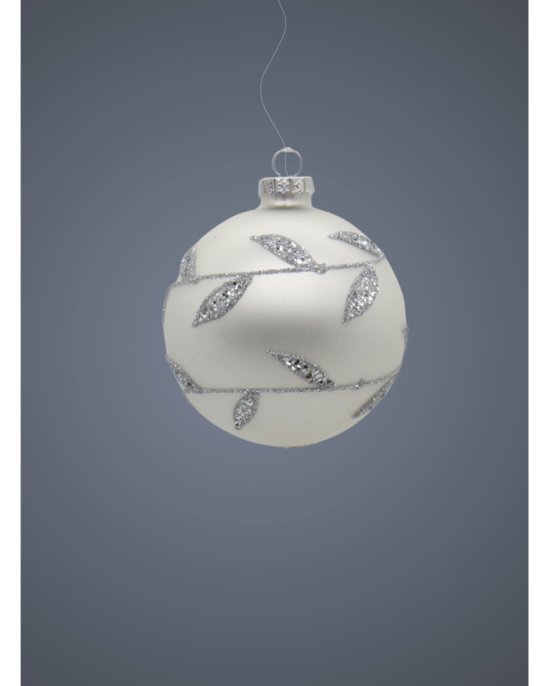 Glass ball white