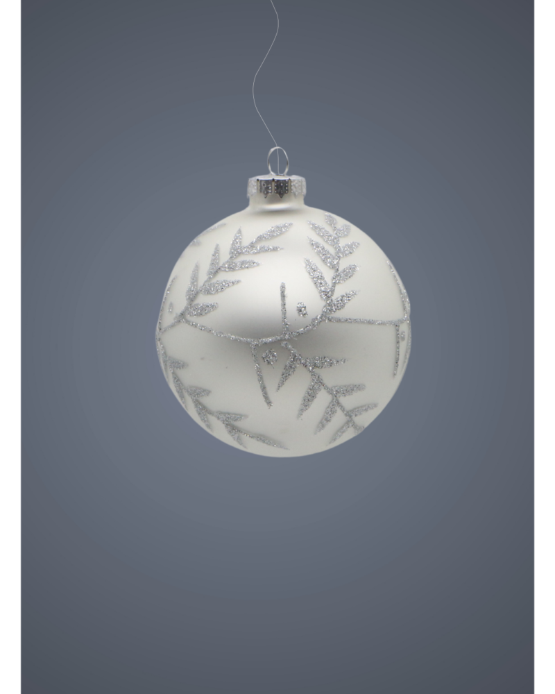 Glass ball white
