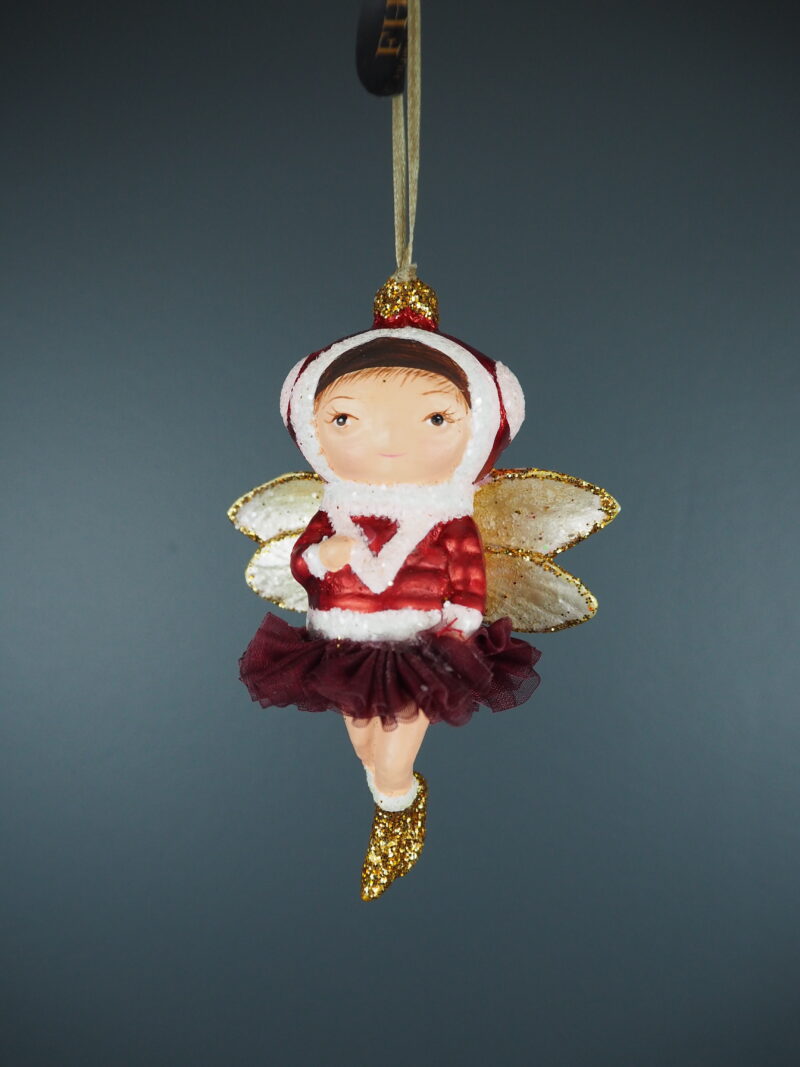 Bug fairy in red orn