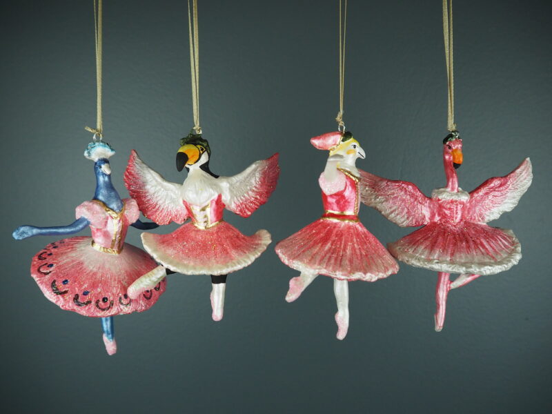 Bird Ballerina white/pink a/4orn