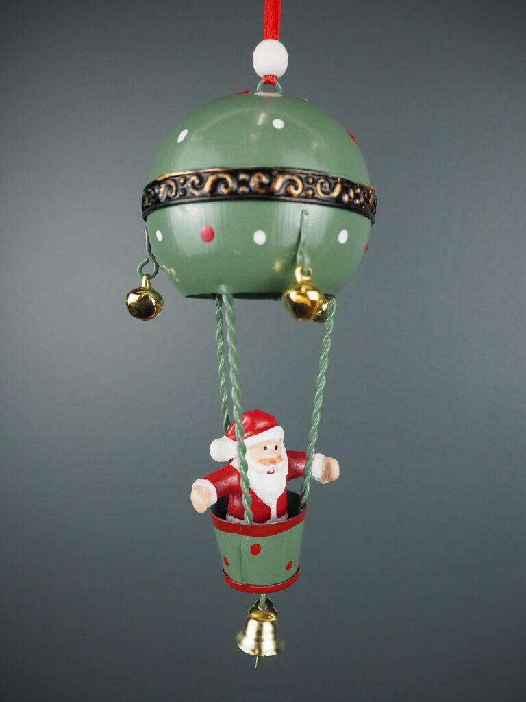 Santa balloon metal