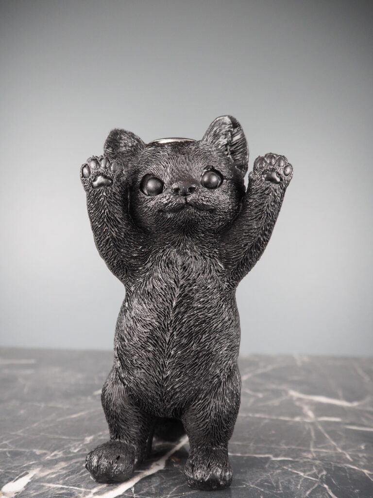 Cat candle holder