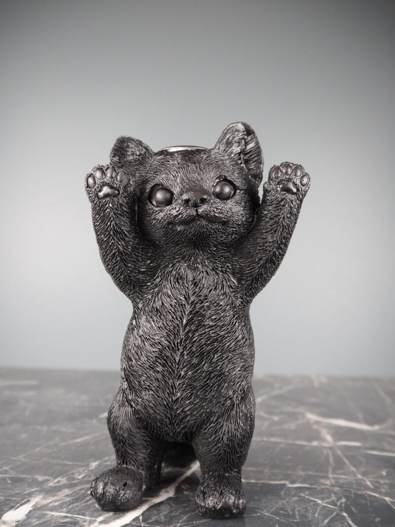 Cat candle holder