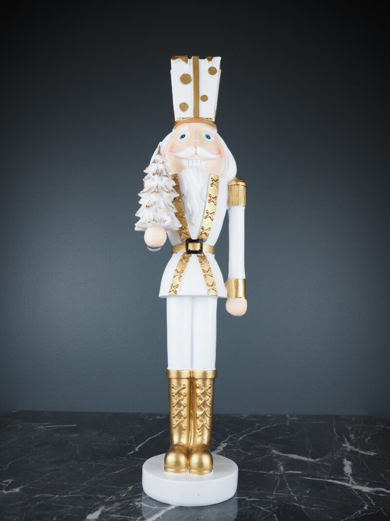Nutcracker white 43 cm